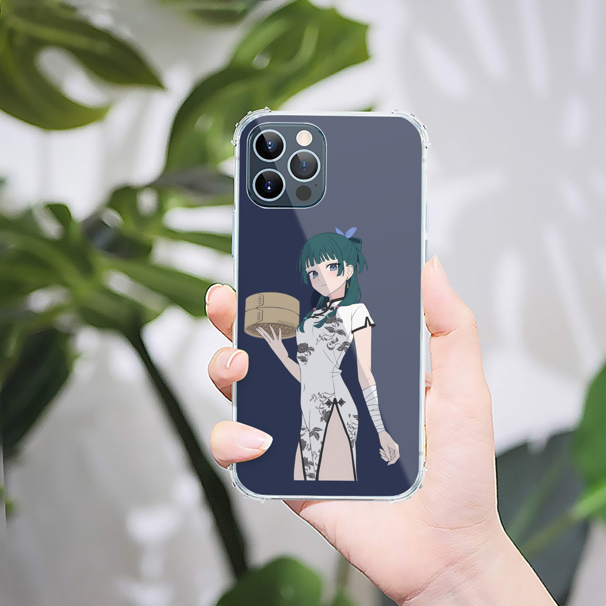 （画像用） 薬屋のひとりごと The Apothecary Diaries 【iPhone 12シリーズ対応】透明スマホケース（クリアソフトケース）